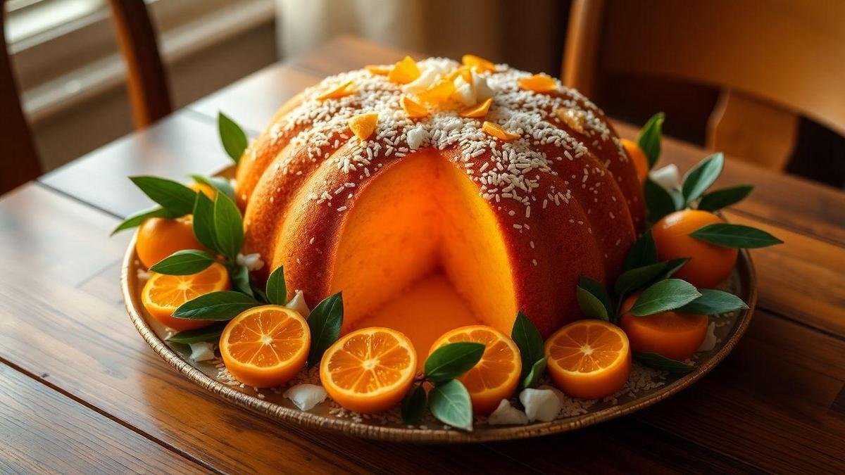A Deliciosa Combinação do Bolo de Laranja com Coco