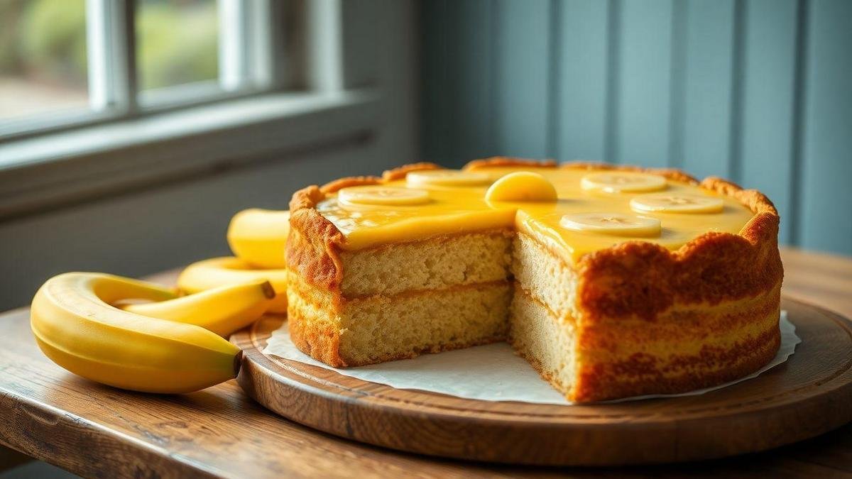 A História da Torta de Banana com Doce de Leite
