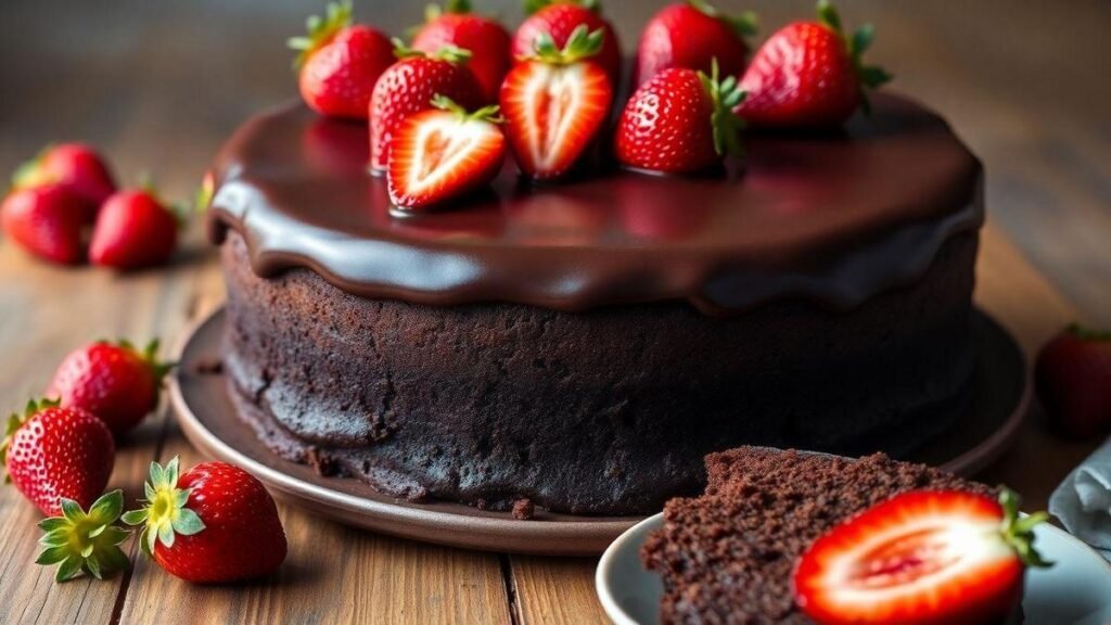 bolo-de-chocolate-com-morango-delicioso-facil