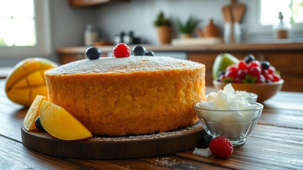 bolo-de-mandioca-delicioso-e-fofinho-feito-com-apenas--ingredientes-e-sem-forno
