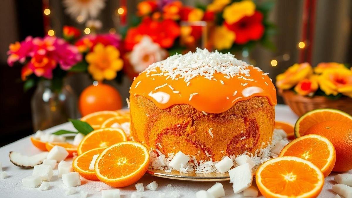 Bolos para Festas: O Bolo de Laranja com Coco é a Escolha Certa