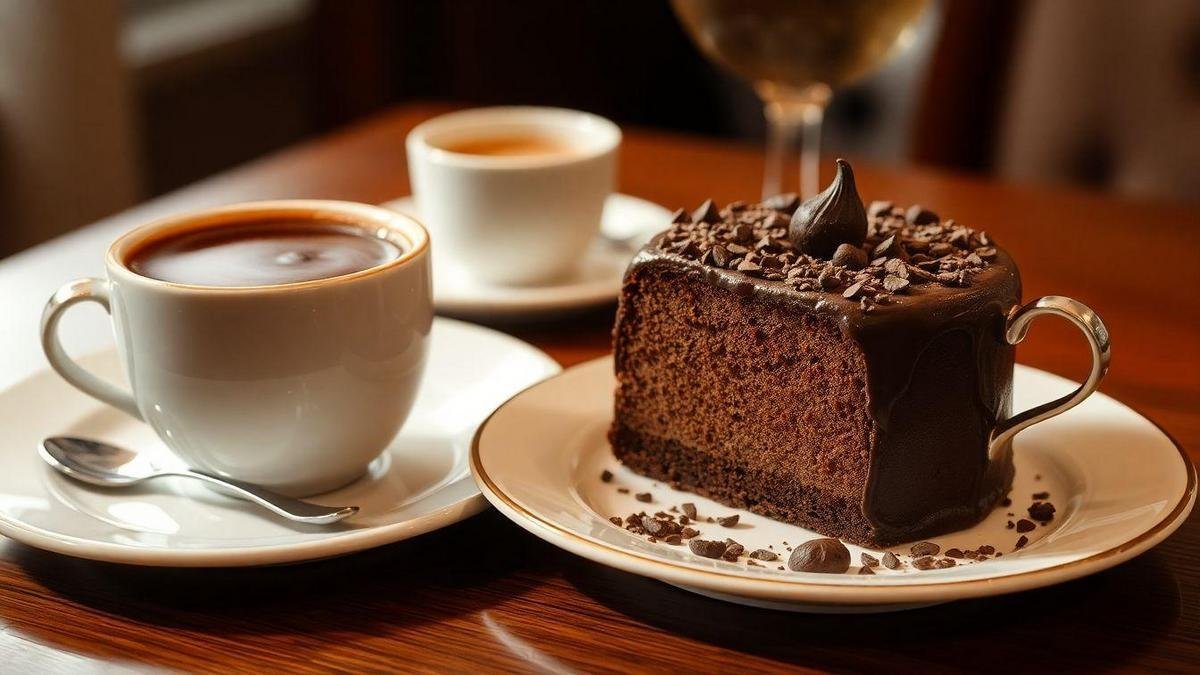 O Bolo de Chocolate com Café como Sobremesa Ideal