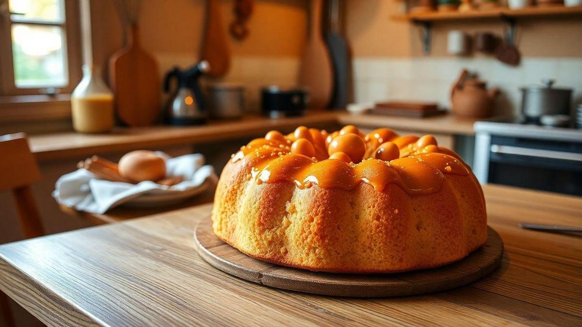 O Sabor Irresistível do Bolo de Caramelo e Nozes