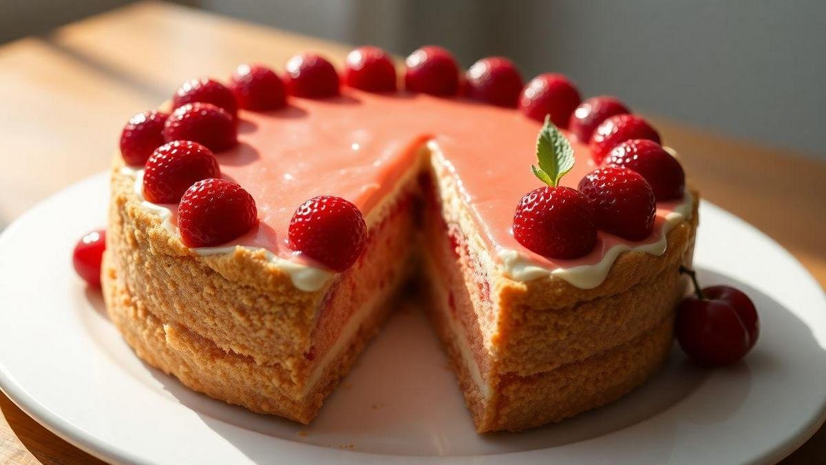 Passo a Passo para Fazer a Torta de Morango com Creme