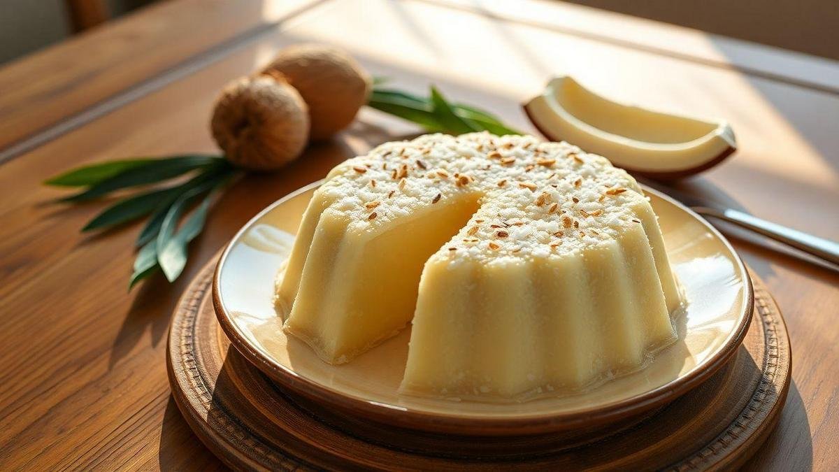 Pudim de mandioca com coco: uma variação deliciosa