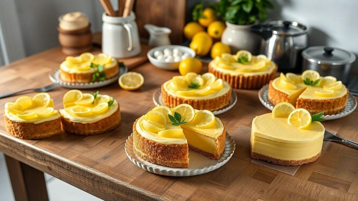 Variações da Receita de Torta de Limão