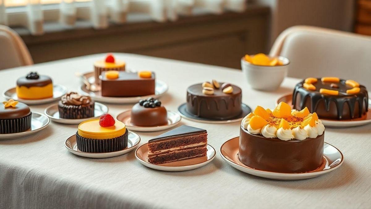Variações do Bolo de Cenoura com Recheio de Ganache