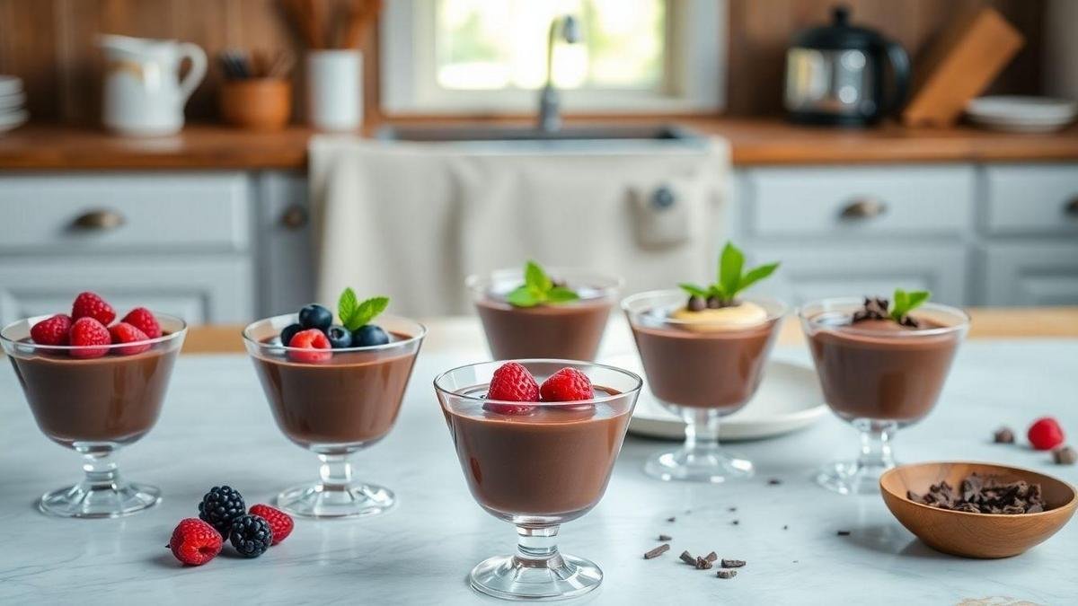 Variações do Pudim de Chocolate