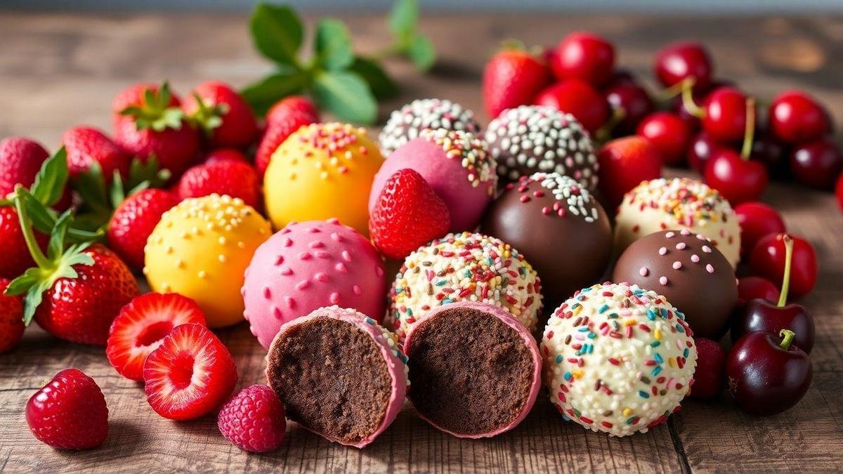 A Magia do Brigadeiro com Frutas Vermelhas