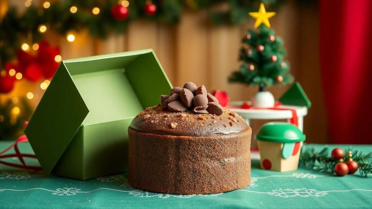 Brigadeiro de Panetone como presente de Natal