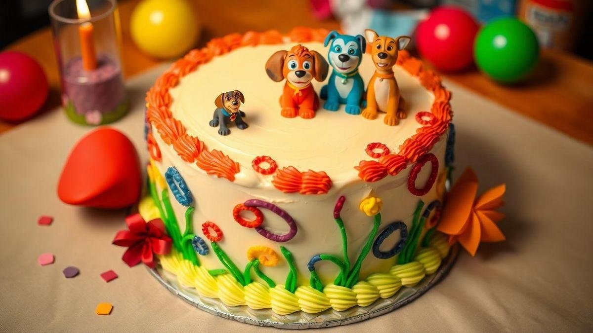 A Magia do Bolo da Patrulha Canina com Recheio de Doce de Leite