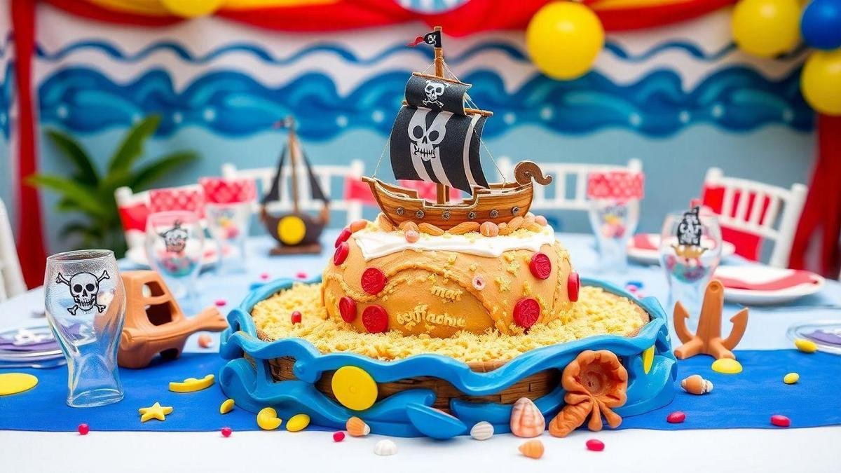 Bolo Criativo para Crianças: Por que Escolher o Bolo de Pirata