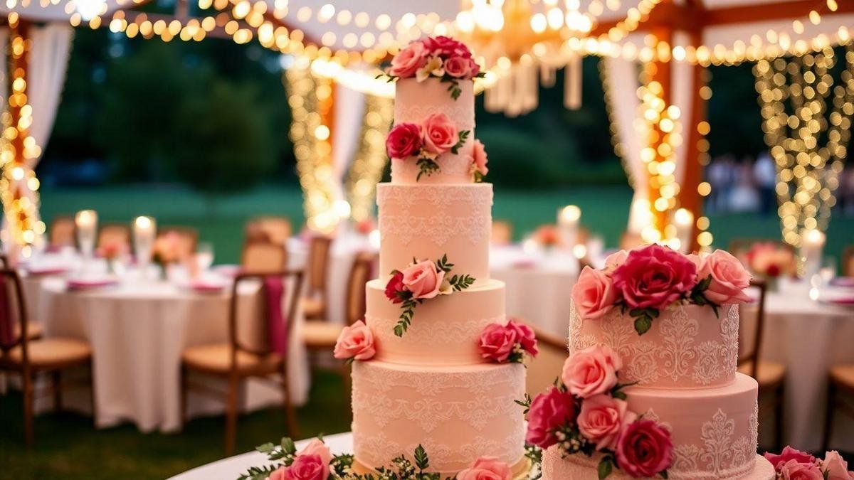 Bolo de Casamento: Uma Celebração Romântica