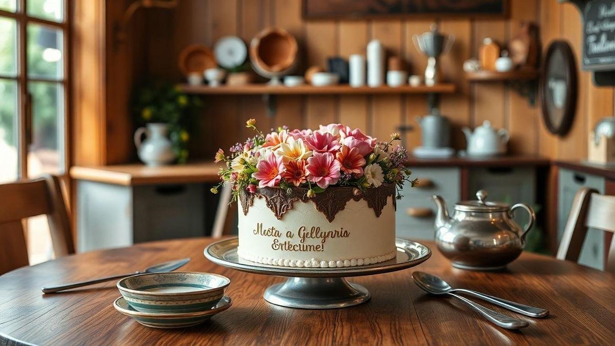 Confeitaria Artesanal e o Bolo Vintage