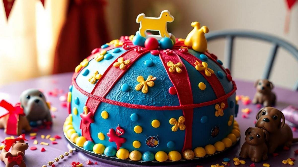 Decoração Criativa para o Bolo da Patrulha Canina