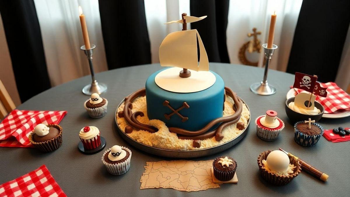 Decoração de Festa Pirata: Transformando o Bolo em uma Atração