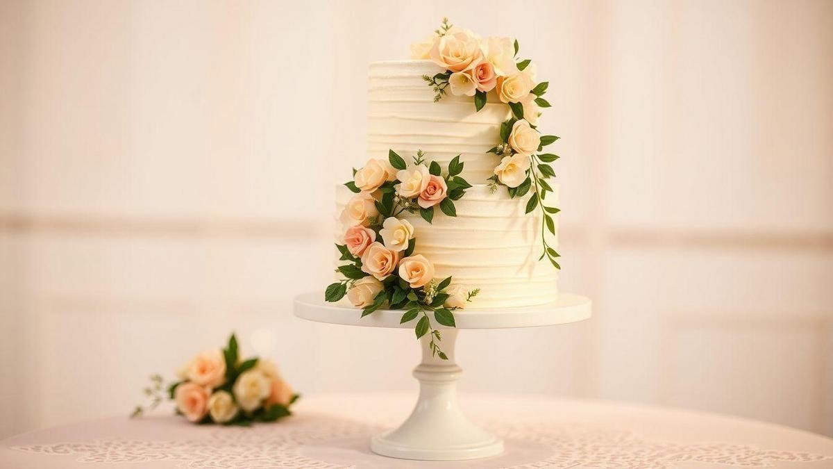 Ideias de Decoração para o Bolo de Casamento