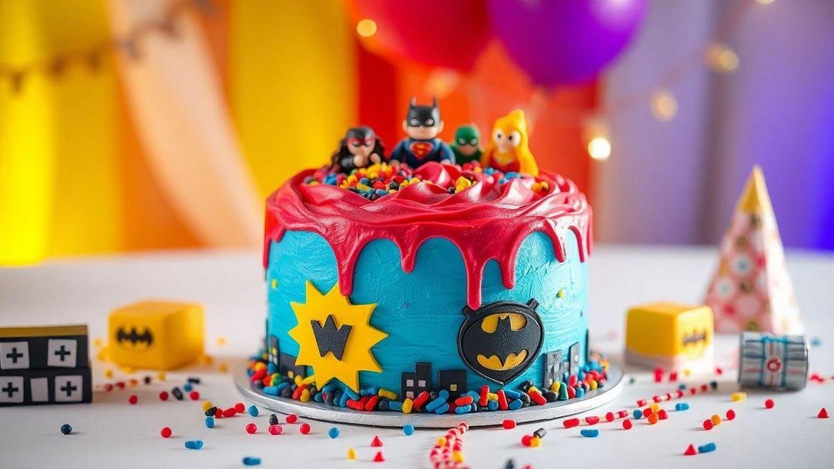 Passo a Passo da Receita de Bolo Super-Herói