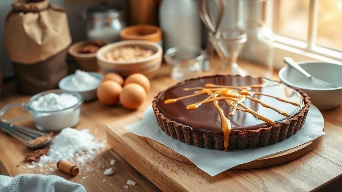 Passo a Passo da Receita de Torta de Chocolate com Caramelo