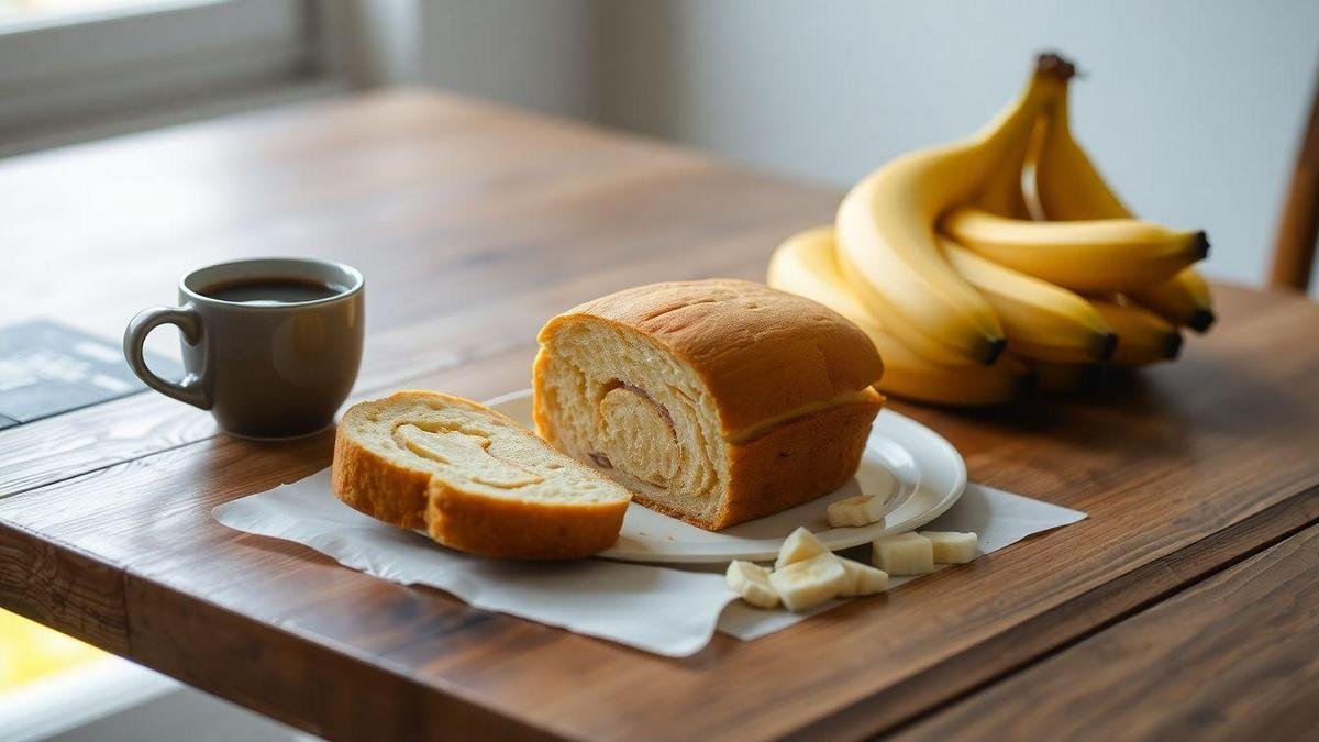 A História do Bolo de Banana com Recheio