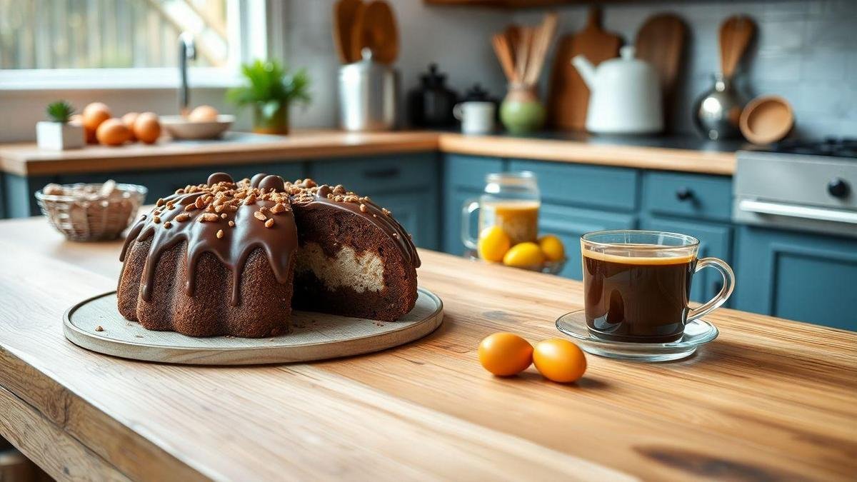 A História do Bolo de Cenoura com Cobertura de Chocolate