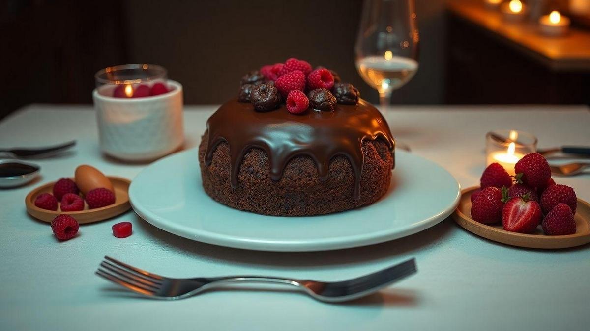 A História do Bolo de Chocolate com Recheio