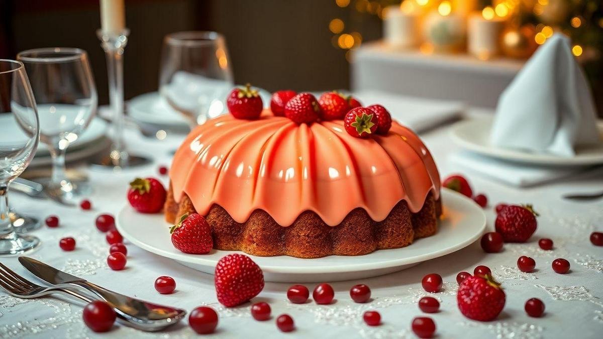 A História do Bolo de Morango com Recheio