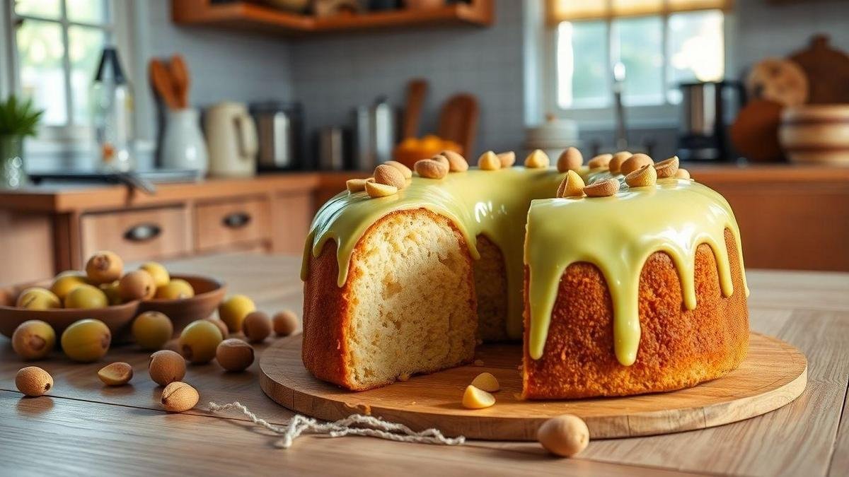 A História do Bolo de Pistache