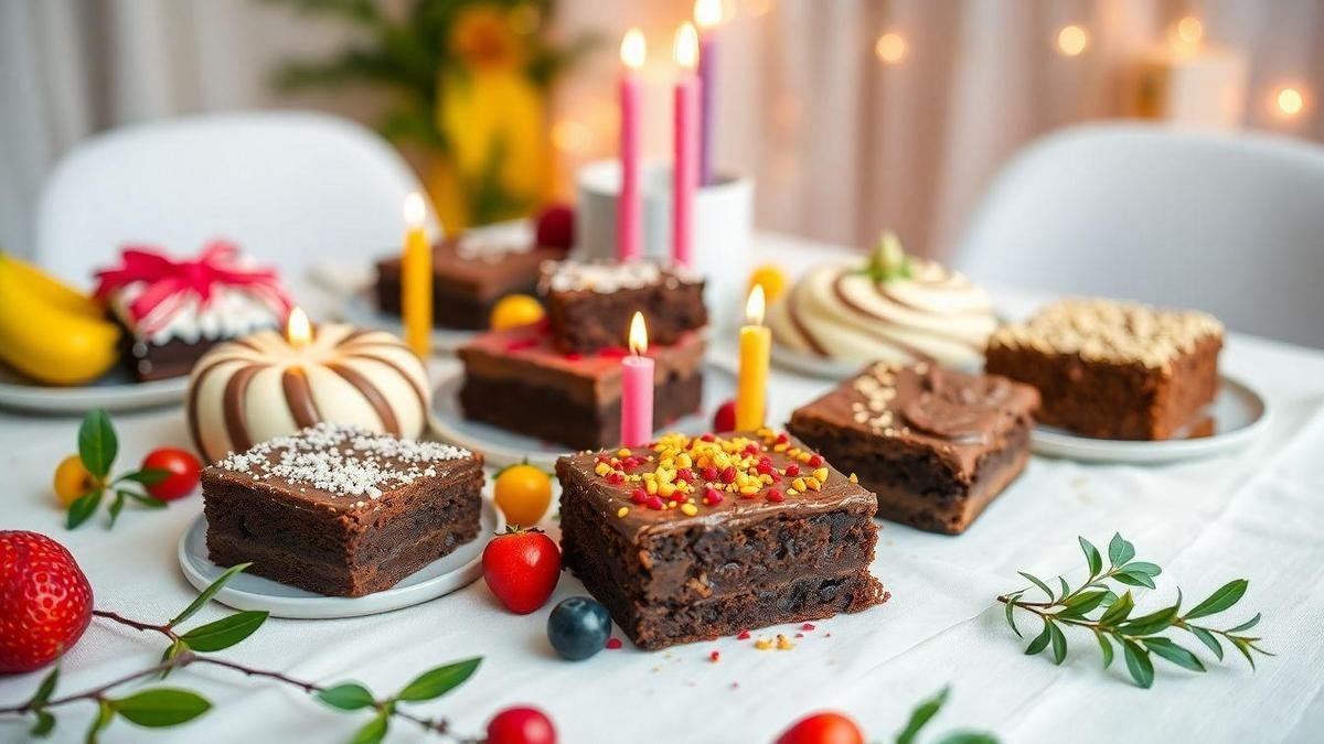 Bolo Brownie como Opção para Festas