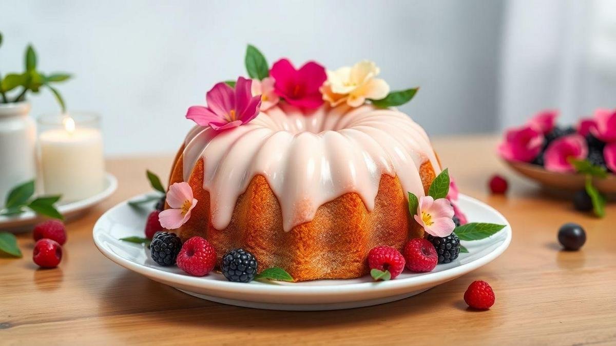 Bolo de Baunilha como Bolo Gourmet