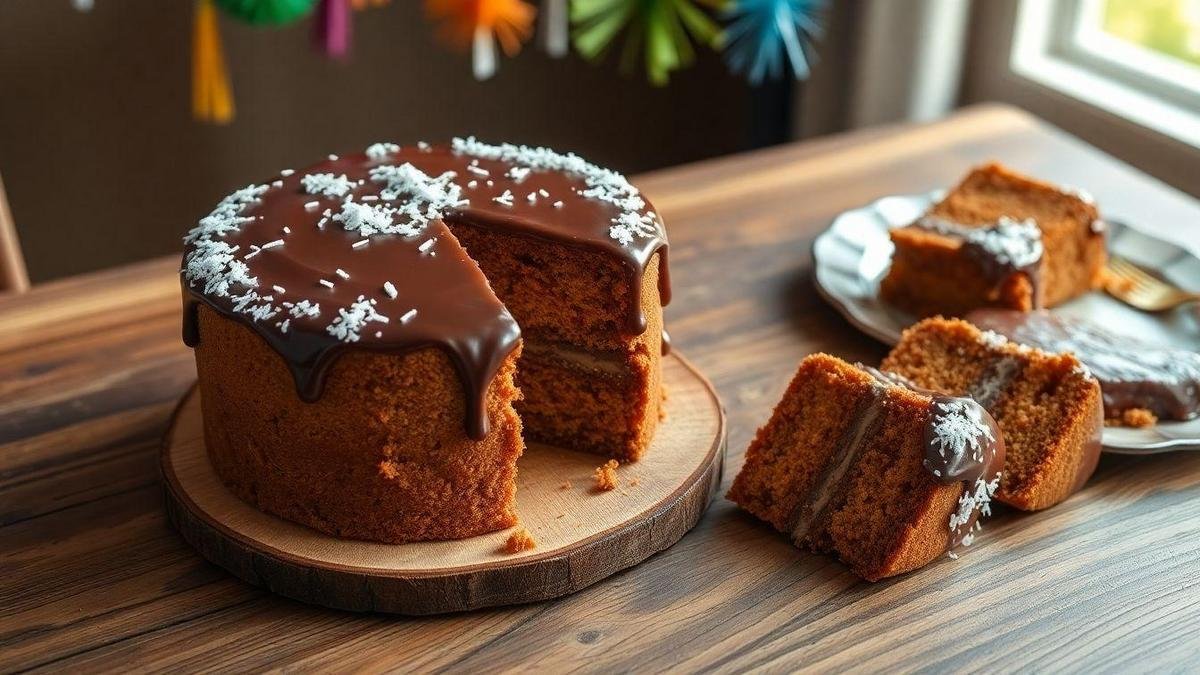 Bolo de Cenoura com Cobertura: Uma Delícia para Festas