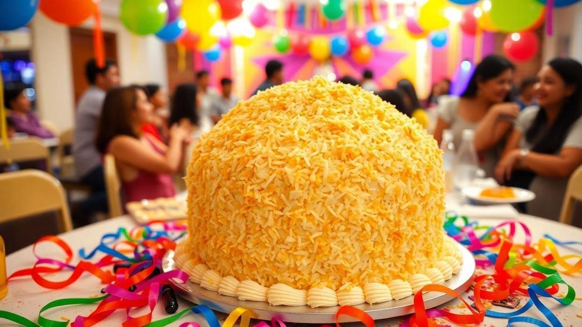Bolo de Coco Queimado em Festas e Celebrações