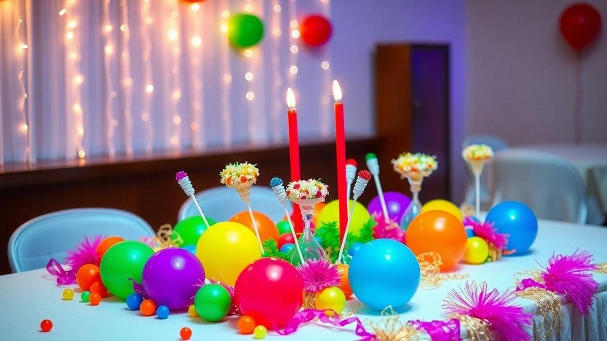 Bolos Coloridos em Festas de Aniversário