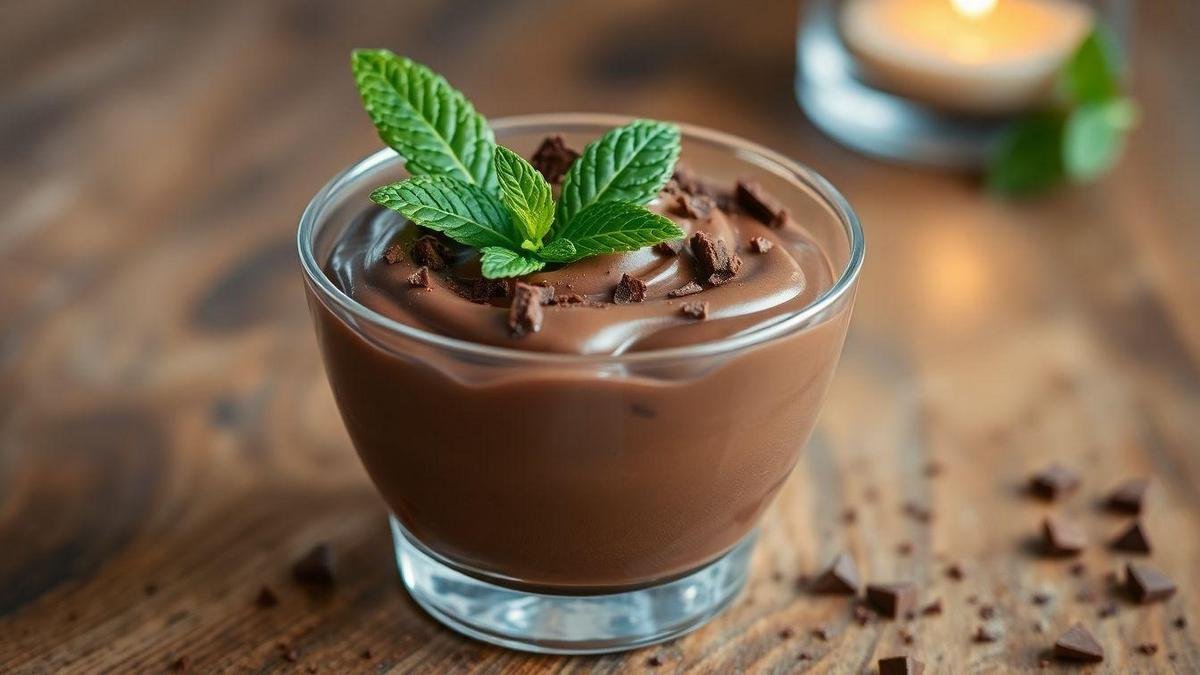 O Recheio de Mousse de Chocolate