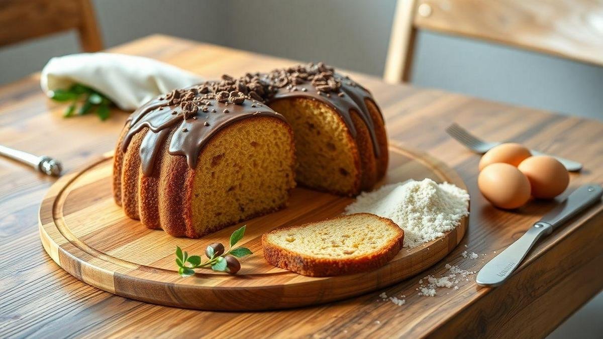 Receita de Bolo de Cenoura com Cobertura de Chocolate