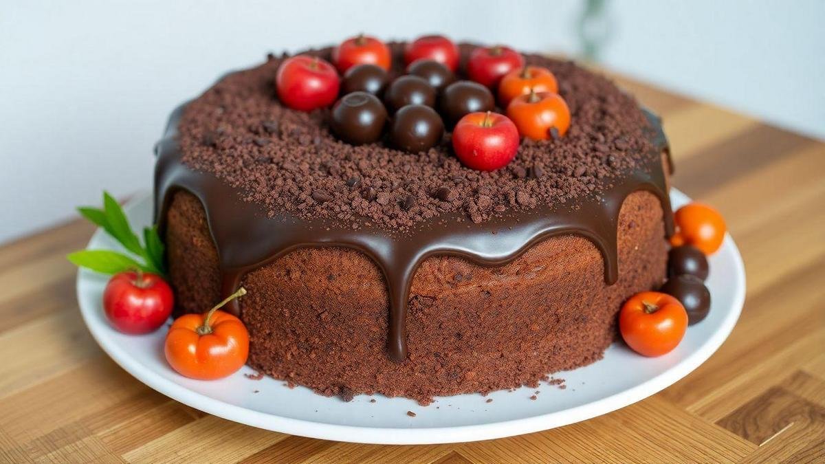 Receita Fácil de Bolo de Chocolate com Recheio de Brigadeiro
