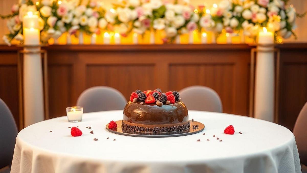 A Elegância do Bolo de Chocolate Trufado