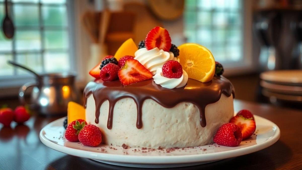 A Magia do Bolo de Chocolate Branco