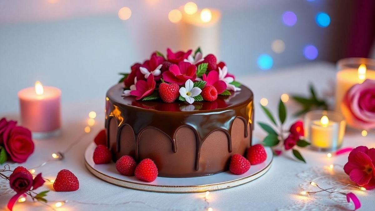 Bolo de Amor de Chocolate em Festas e Celebrações