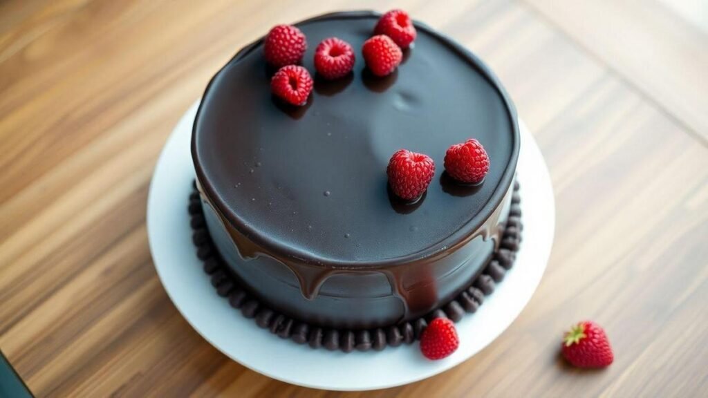 bolo-de-chocolate-amargo-com-recheio-de-ganache-de-framboesa-um-toque-de-sofisticacao-para-o-casamen