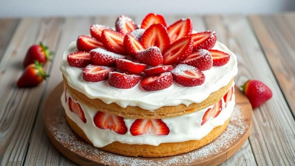 bolo-de-morango-com-recheio-de-cream-cheese-e-cobertura-de-chantilly-leve-sofisticado-e-irresistivel