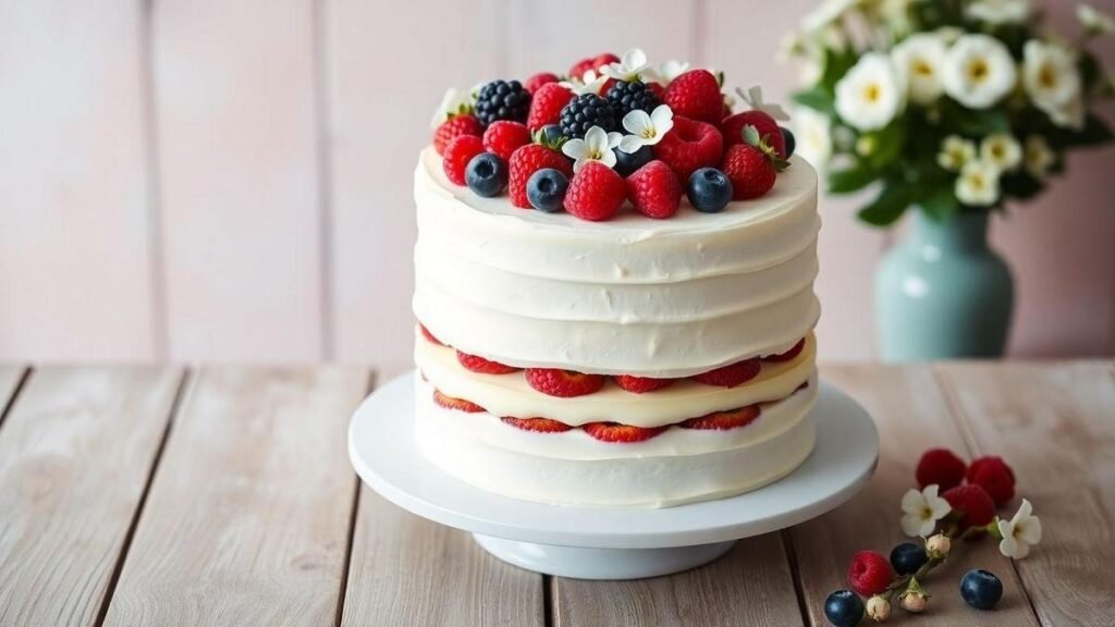 bolo-de-noivas-de-baunilha-com-recheio-de-mousse-de-frutas-vermelhas-o-sabor-perfeito-para-o-grande