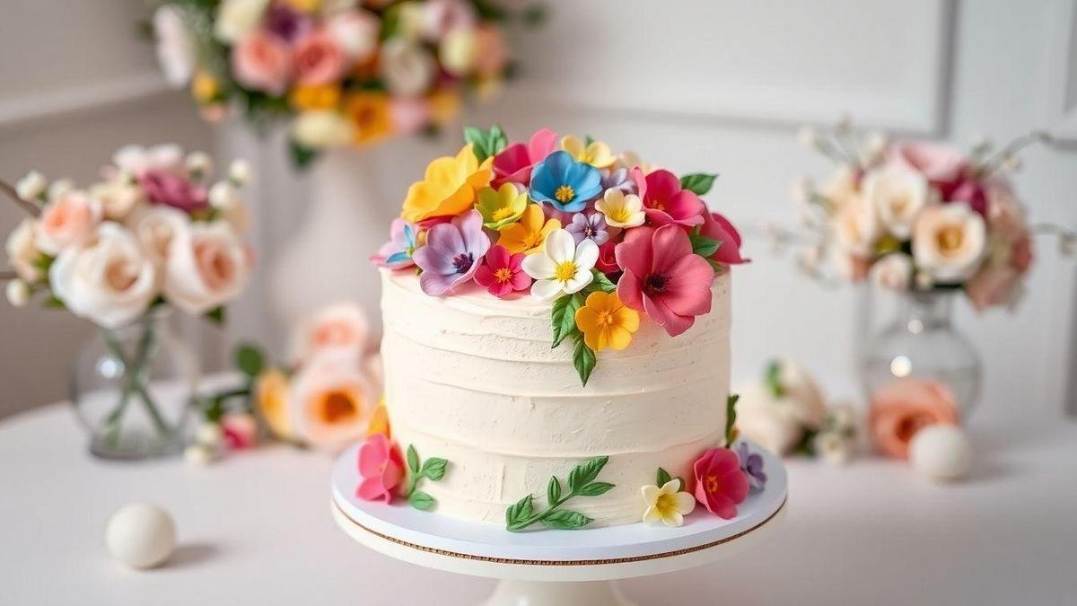 Cobertura de Flores de Açúcar: A Decoração que Encanta