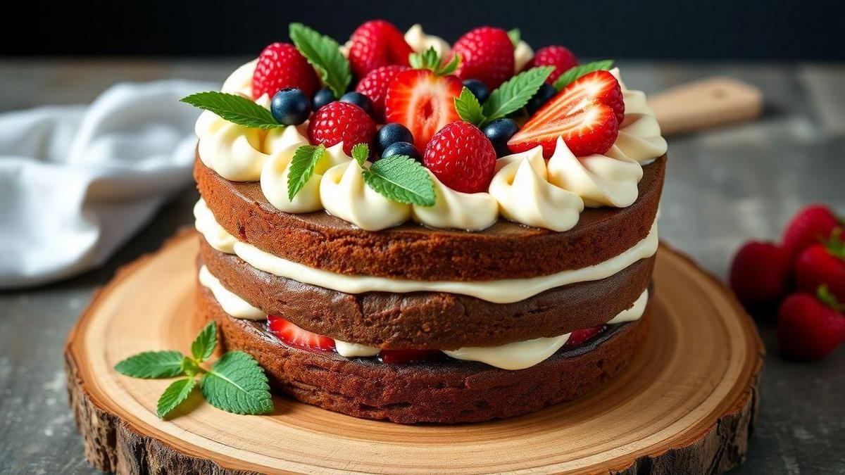 O Que é um Bolo Naked Cake de Chocolate?