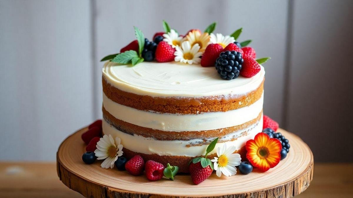 O que é um Bolo Naked Cake?