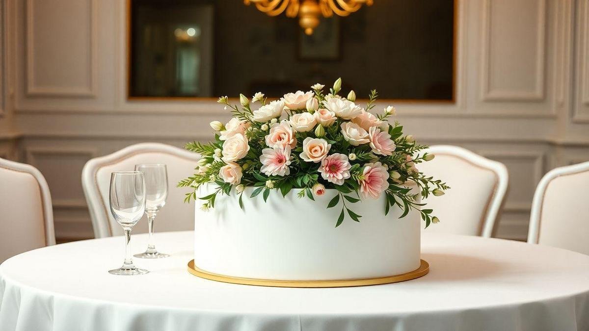 O Que Faz do Bolo de Noivas de Baunilha uma Escolha Elegante