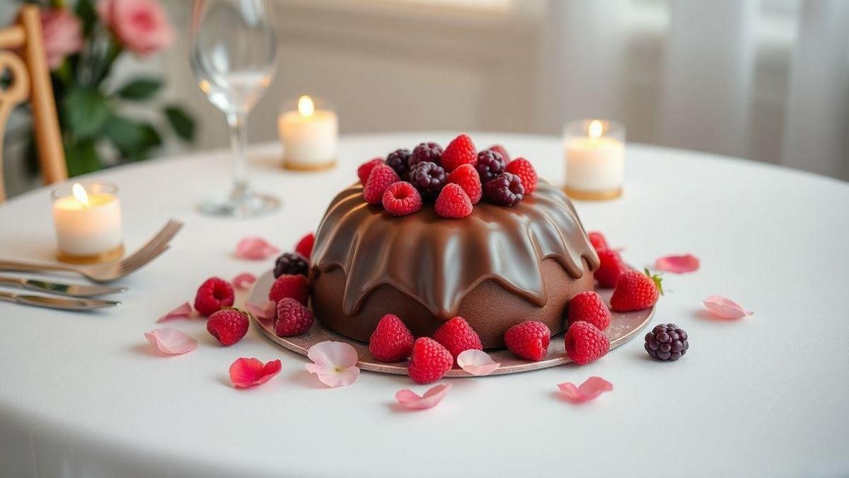 O Que Torna o Bolo de Amor de Chocolate Especial