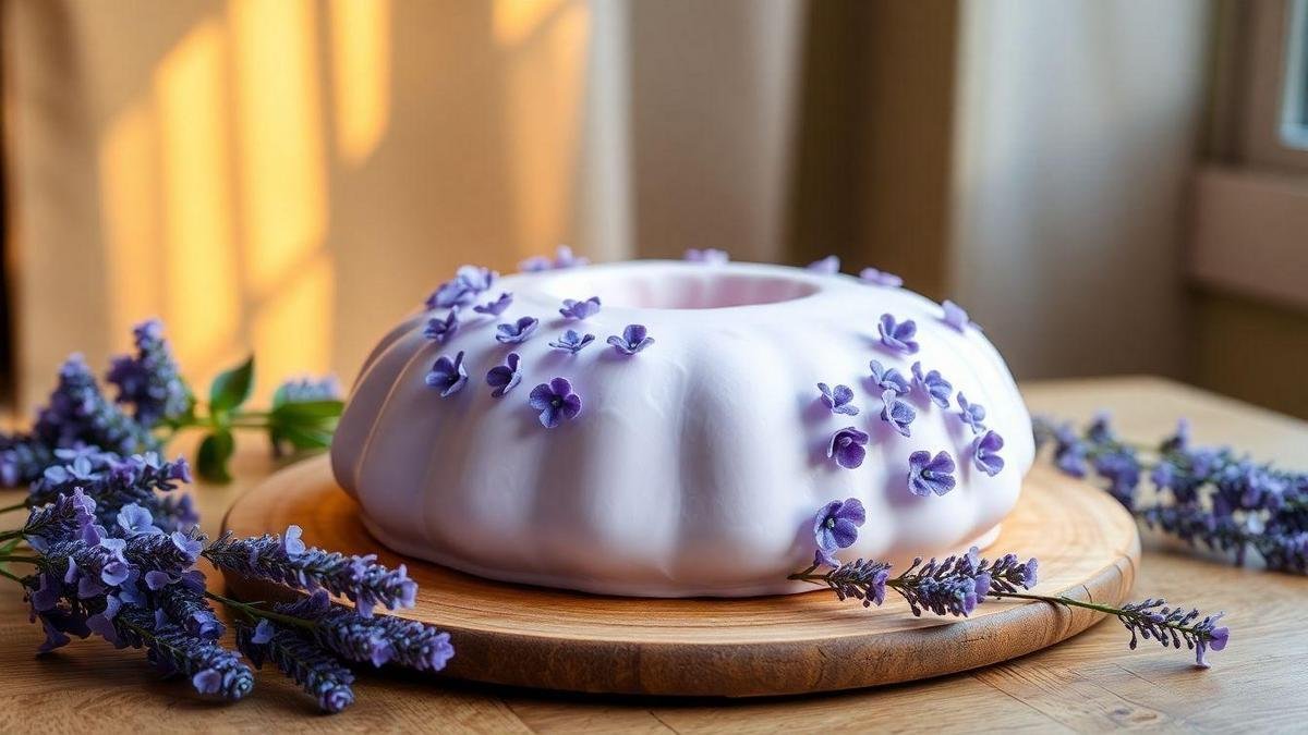 O Sabor Delicado do Bolo de Lavanda
