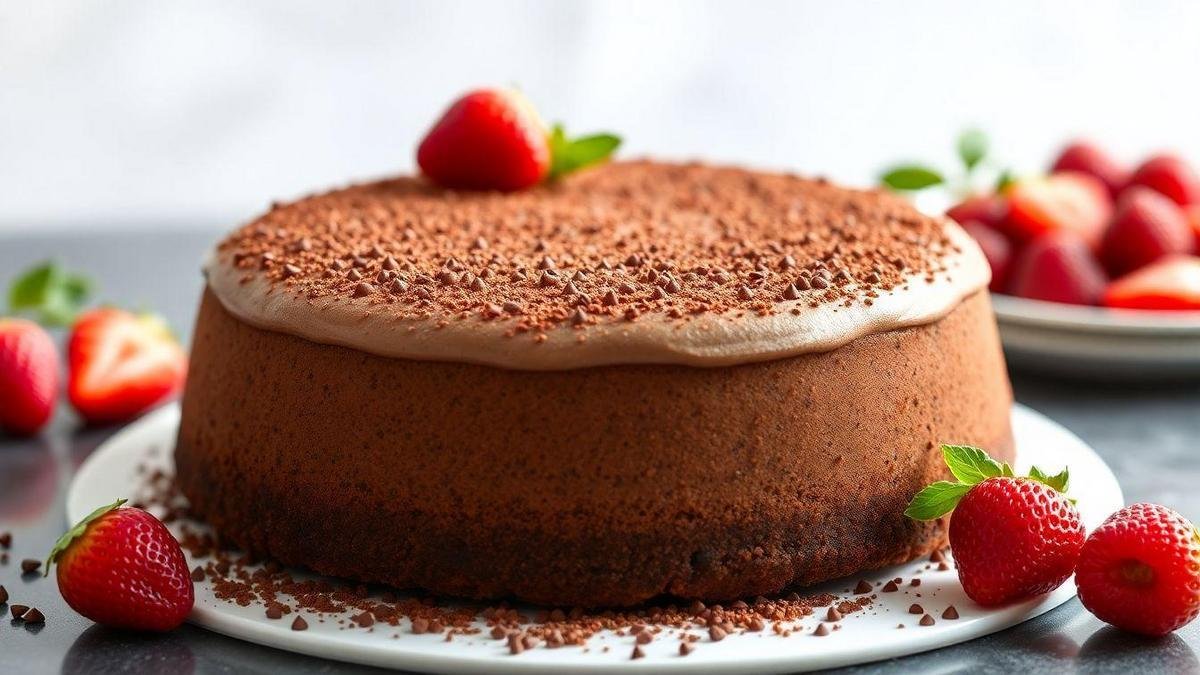 Receita do Bolo de Mousse de Chocolate