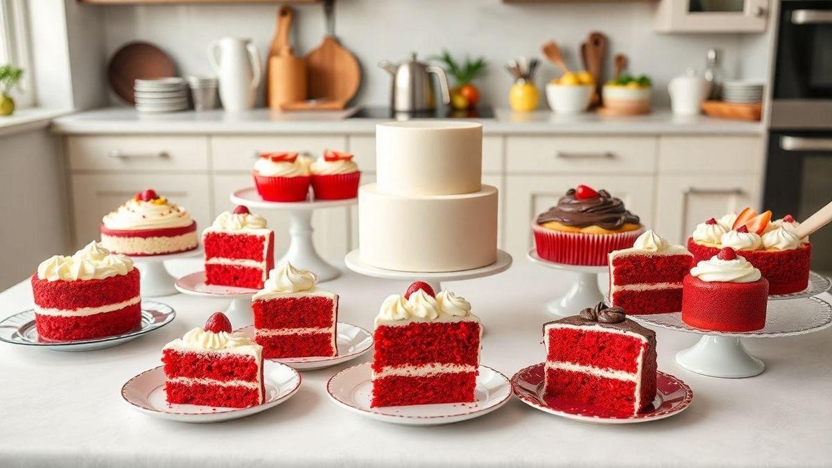 Variações do Bolo Red Velvet que Você Pode Experimentar